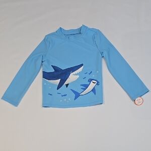 3/$15 Carter’s – Boys’ Blue 18 Mnth Shark Swimwear